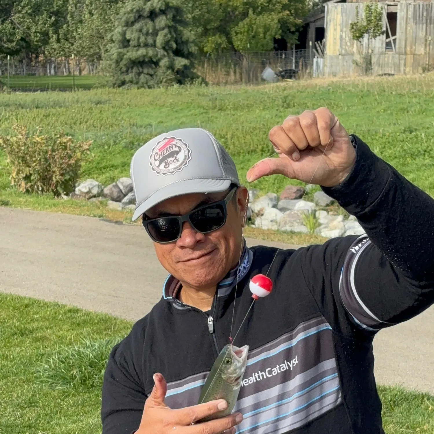 Rainbow trout caught on Fishbrain