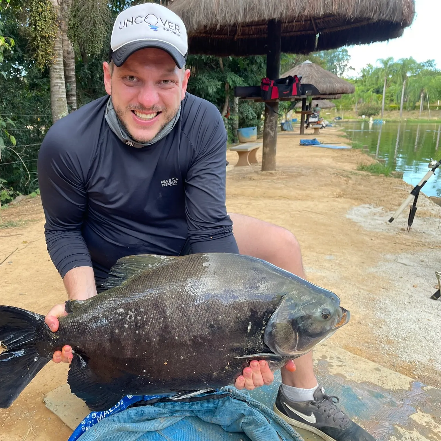 Black pacu caught on Fishbrain