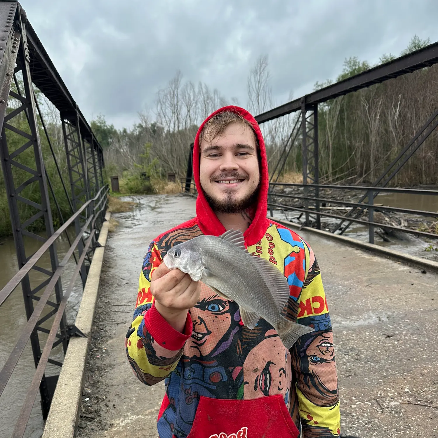 Freshwater drum caught on Fishbrain