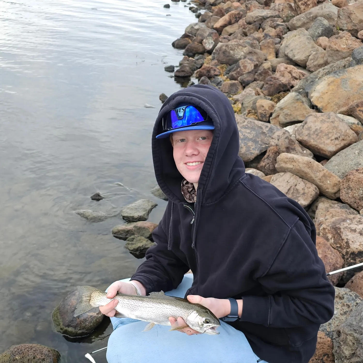 Rainbow trout caught on Fishbrain