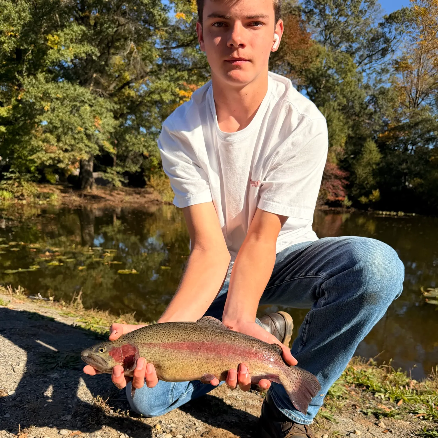 Rainbow trout caught on Fishbrain