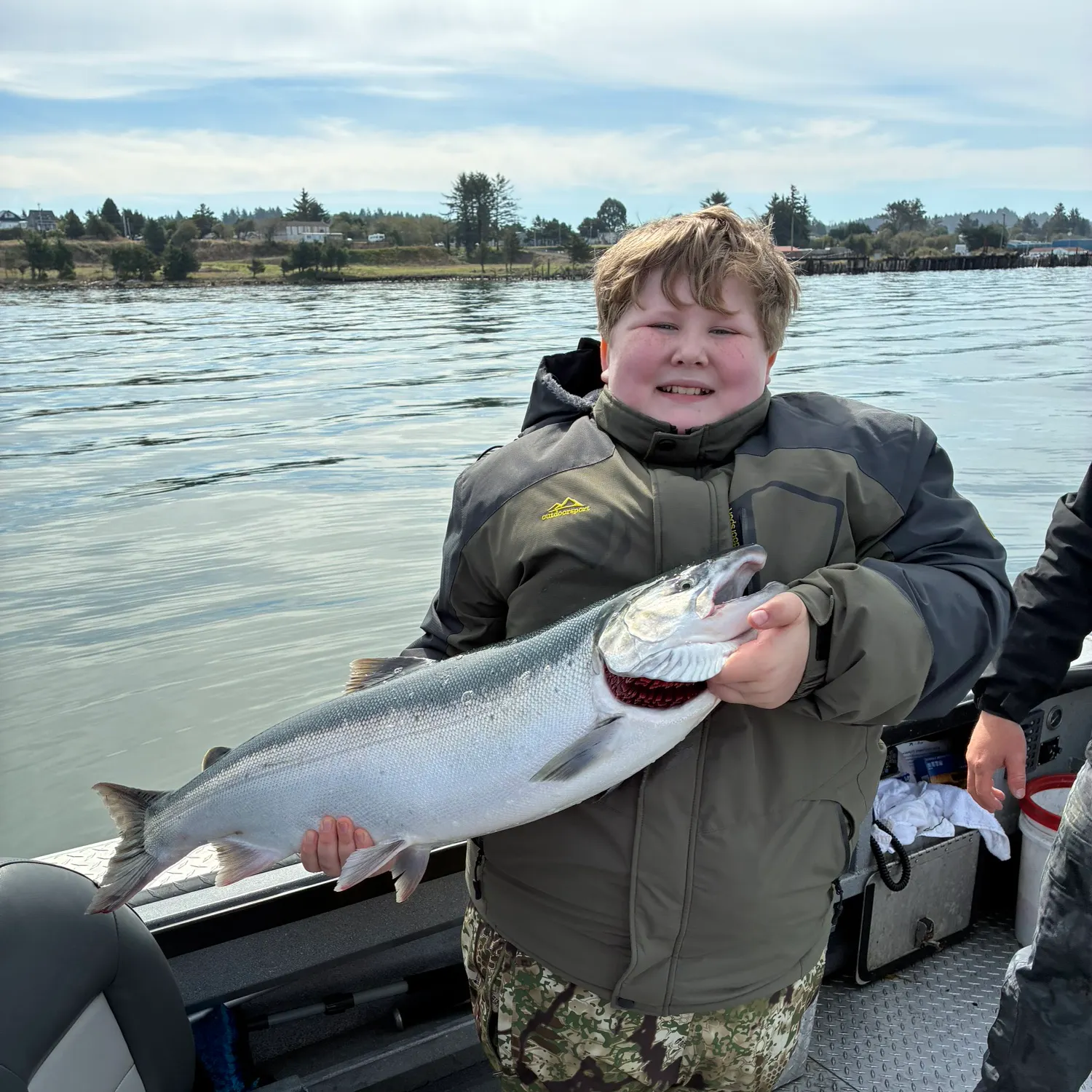 Coho salmon caught on Fishbrain