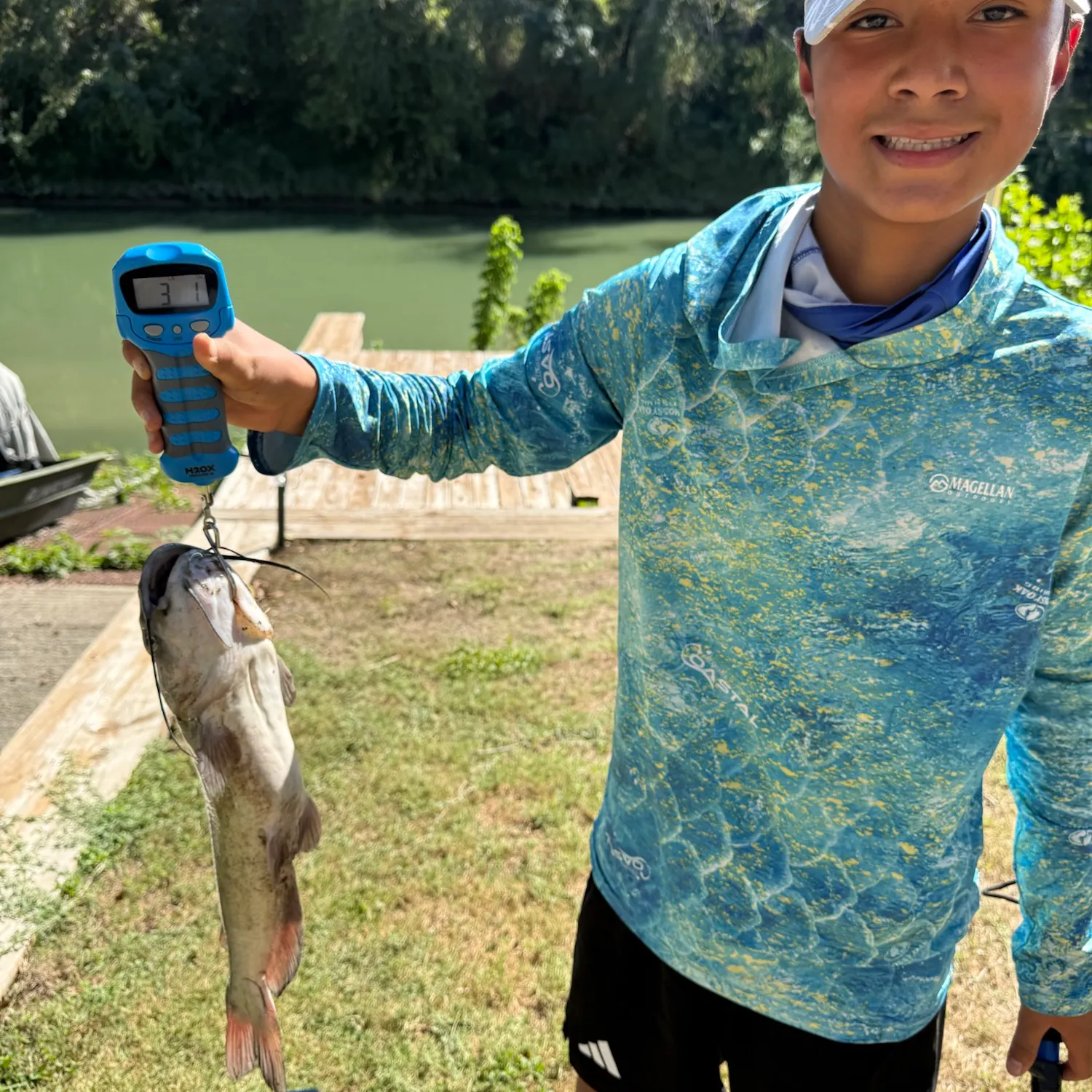 Channel catfish caught on Fishbrain