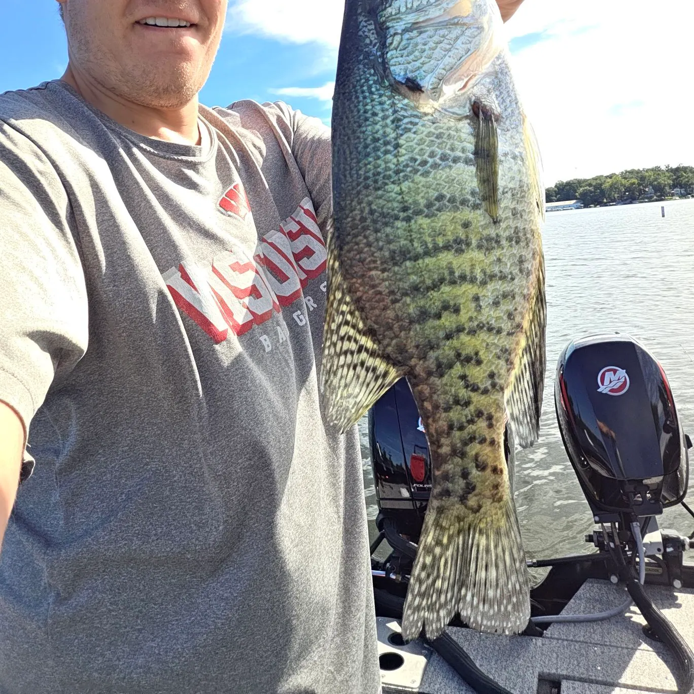 Black crappie caught on Fishbrain
