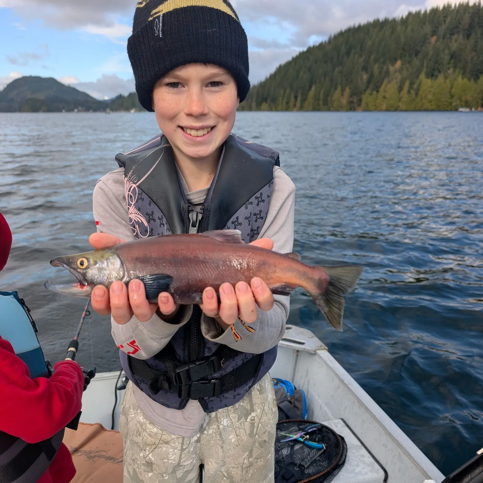 Kokanee salmon caught on Fishbrain