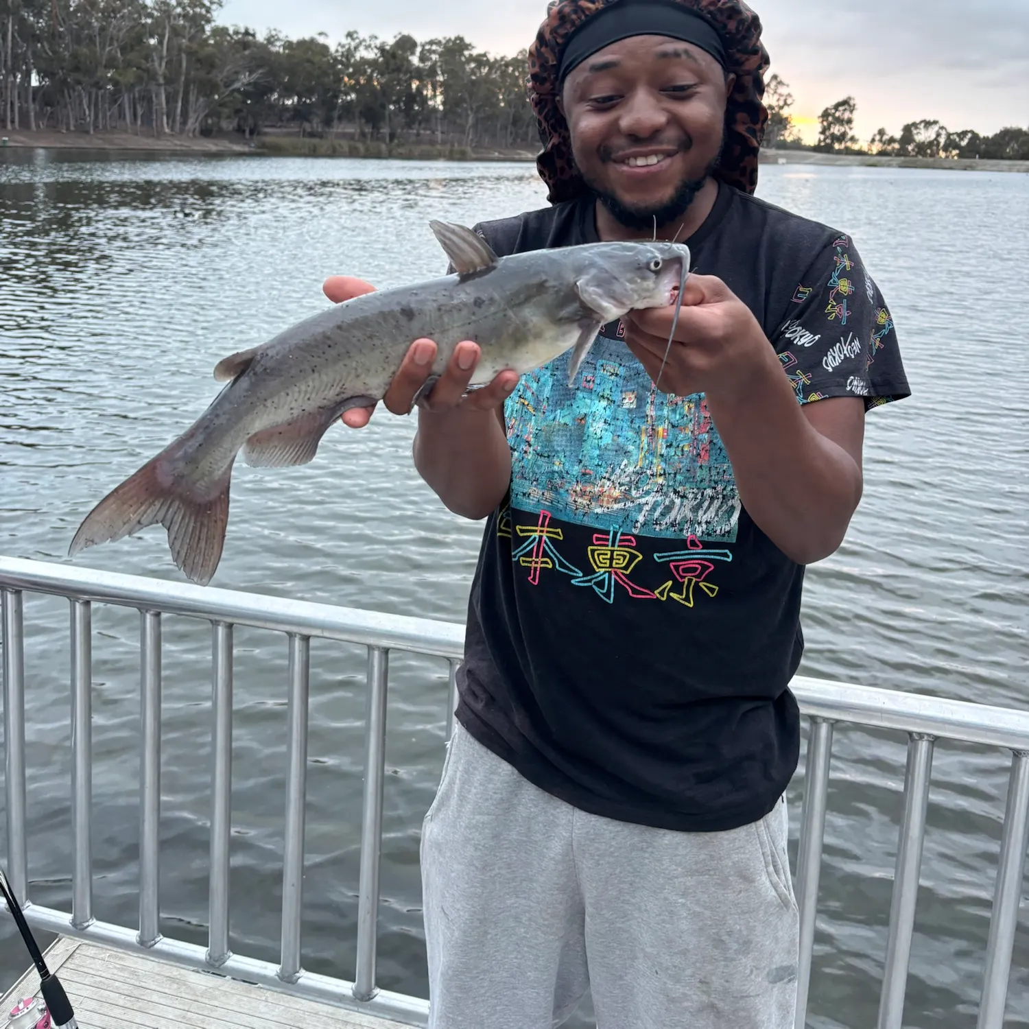 Blue catfish caught on Fishbrain