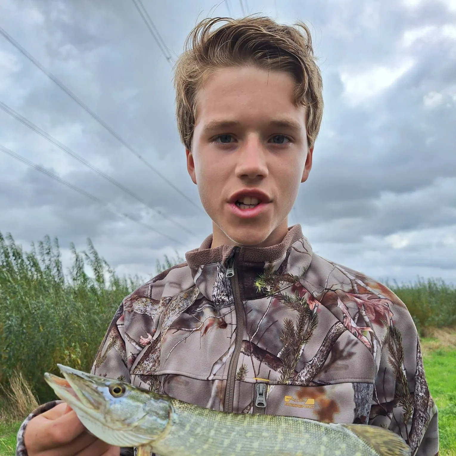 Northern pike caught on Fishbrain