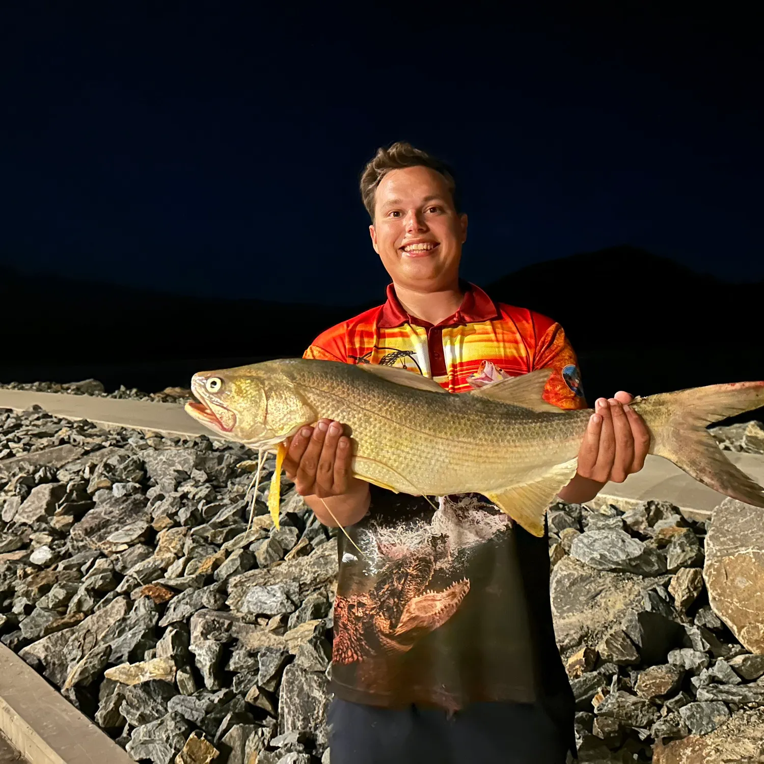 The most recent King threadfin catches on Fishbrain