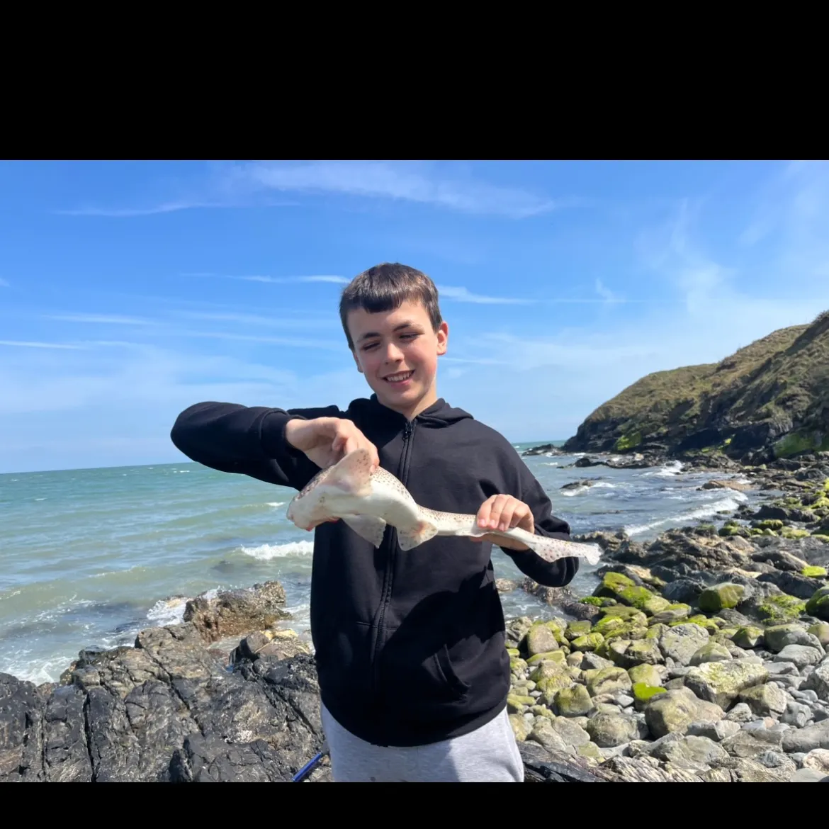 Piked dogfish caught on Fishbrain