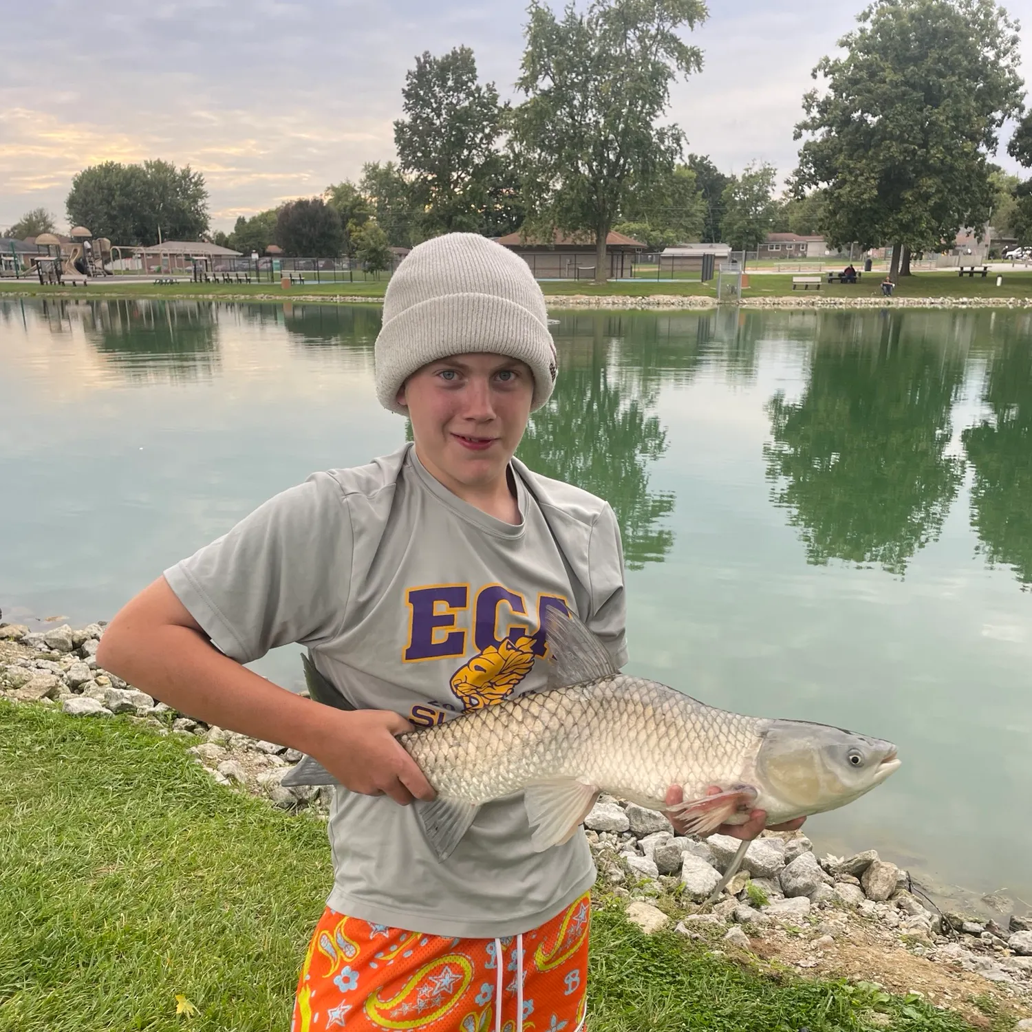 Grass carp caught on Fishbrain