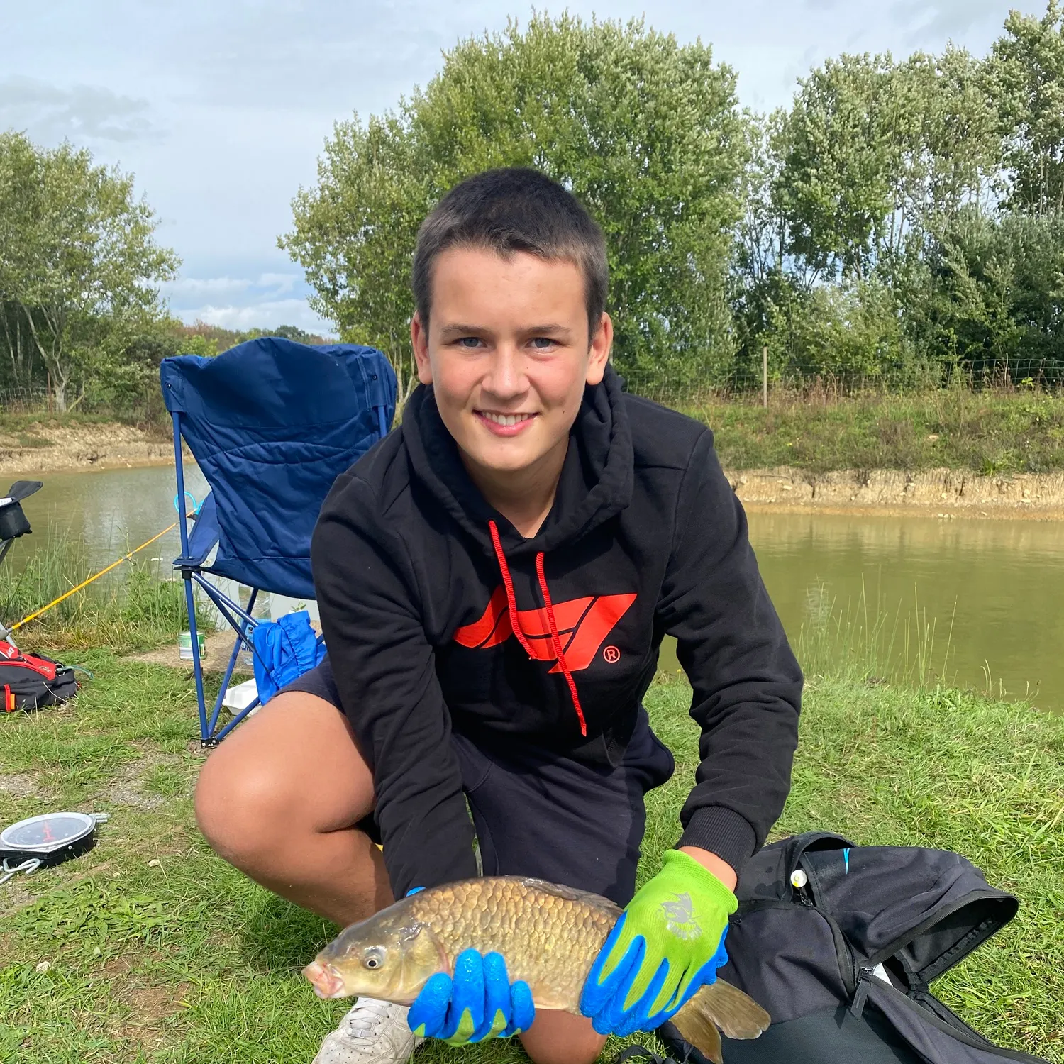 Common carp caught on Fishbrain
