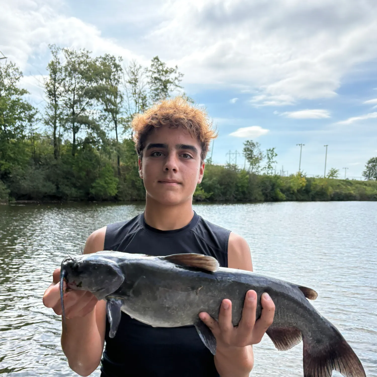 Channel catfish caught on Fishbrain