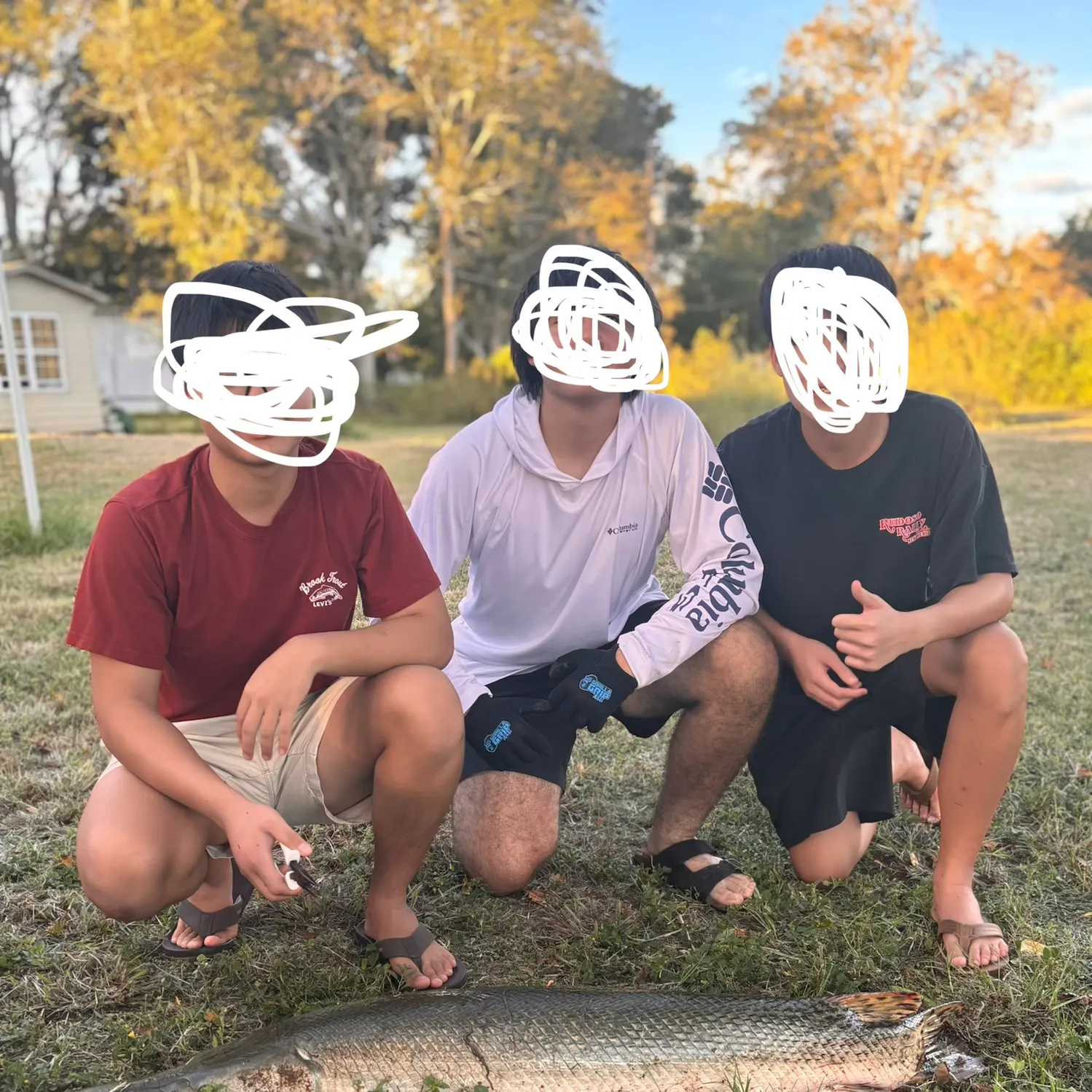 Alligator gar caught on Fishbrain
