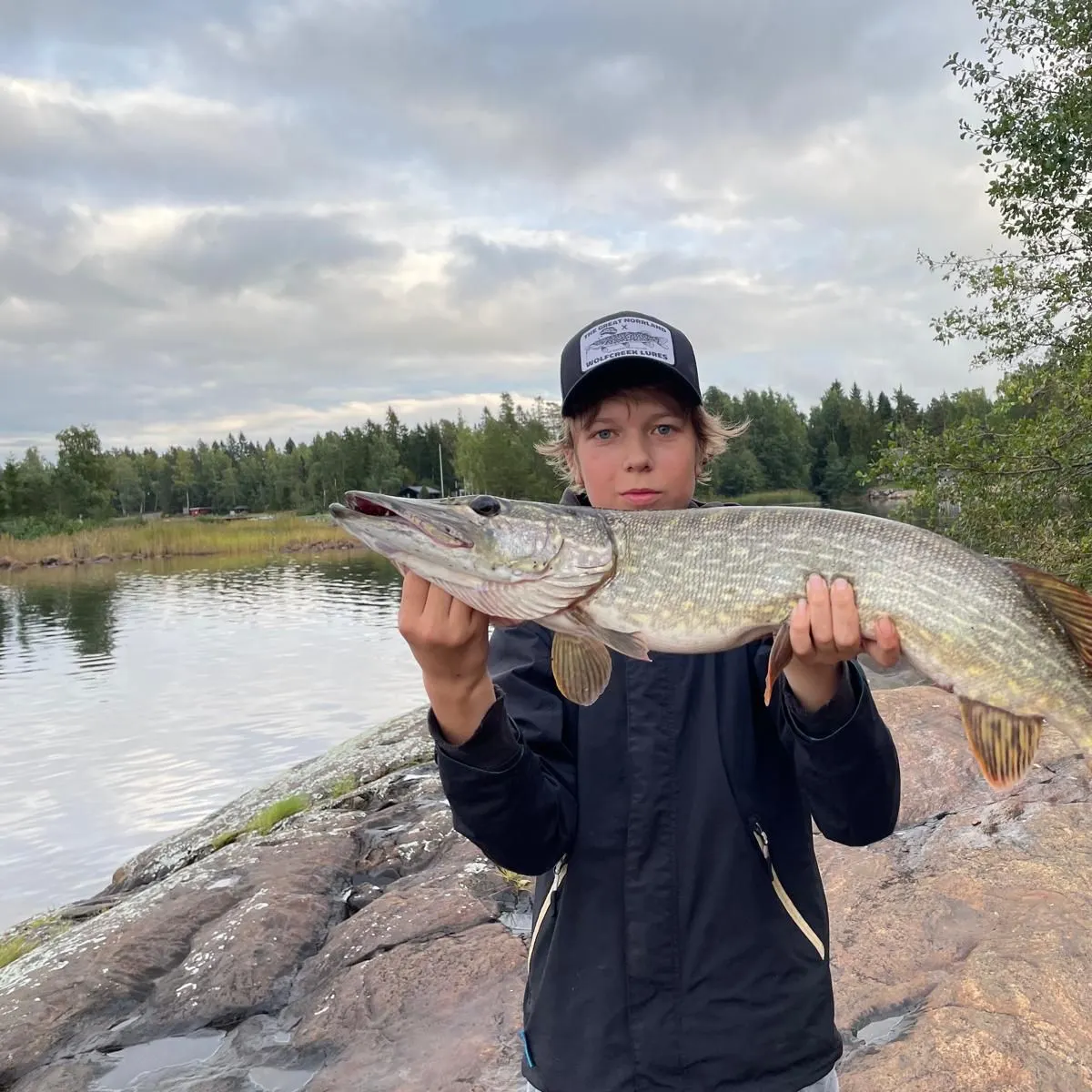 Northern pike caught on Fishbrain