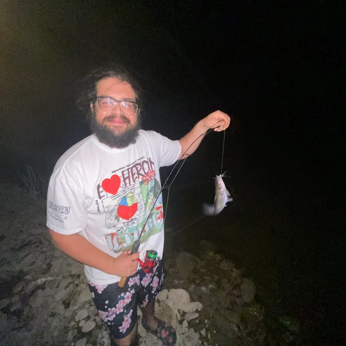 Channel catfish caught on Fishbrain