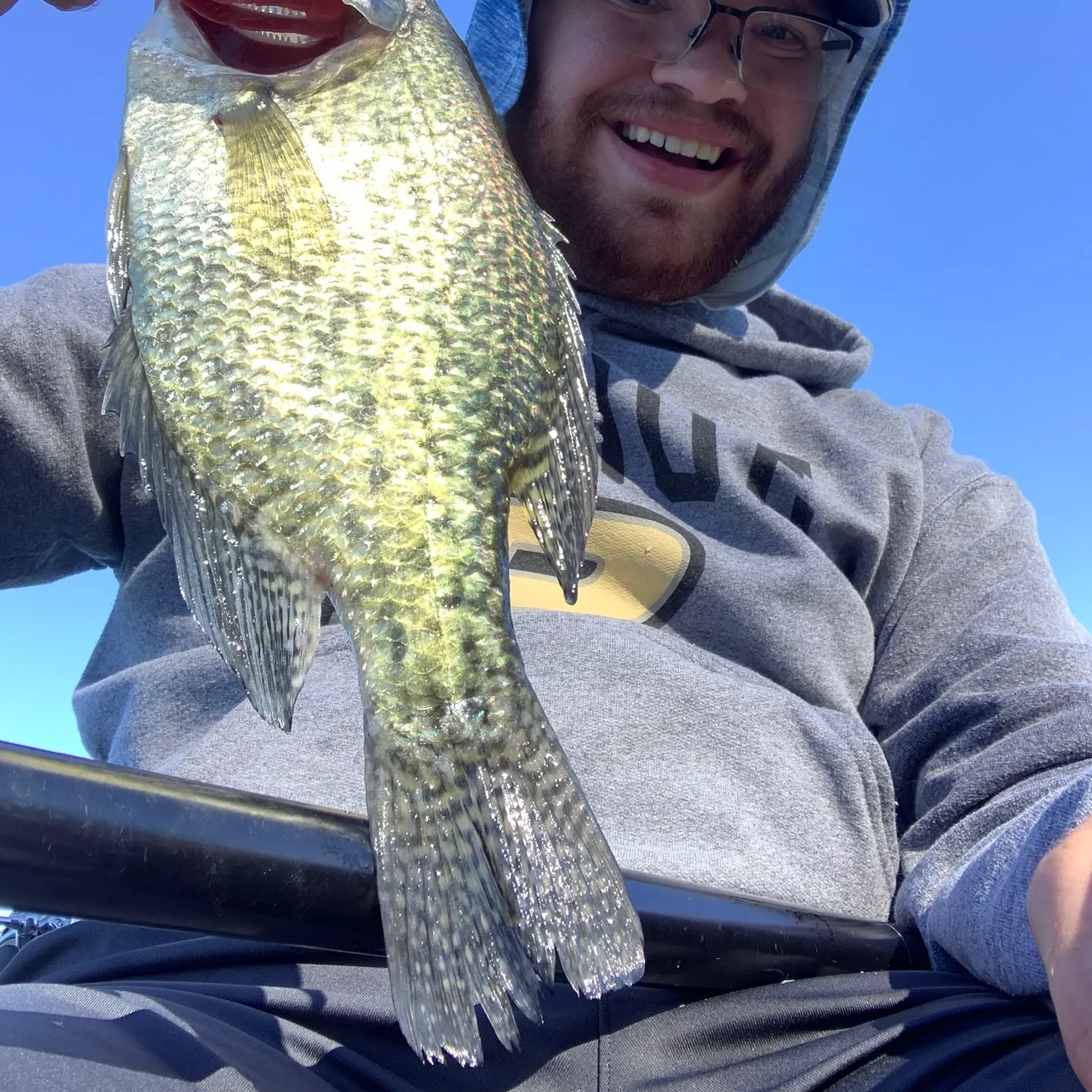 White crappie caught on Fishbrain