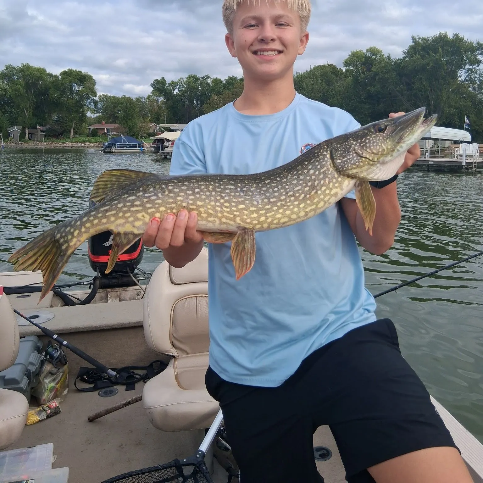 Northern pike caught on Fishbrain