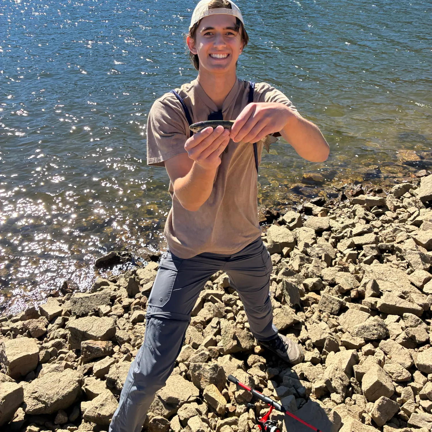 Rainbow trout caught on Fishbrain
