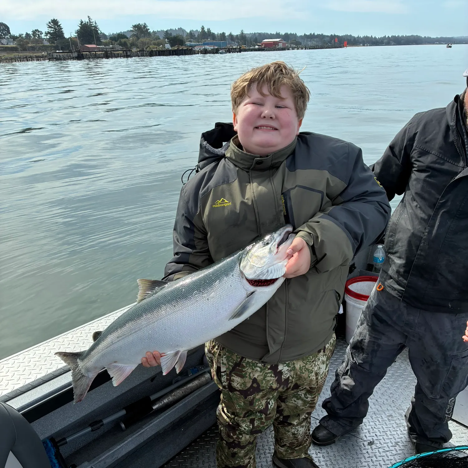 Coho salmon caught on Fishbrain