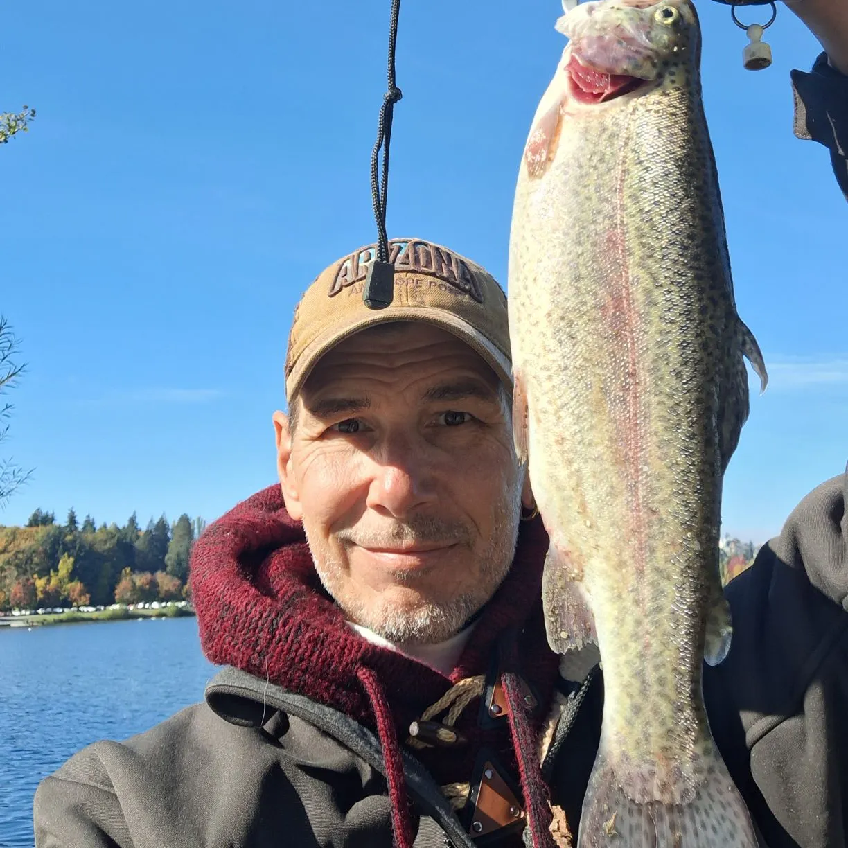 Rainbow trout caught on Fishbrain