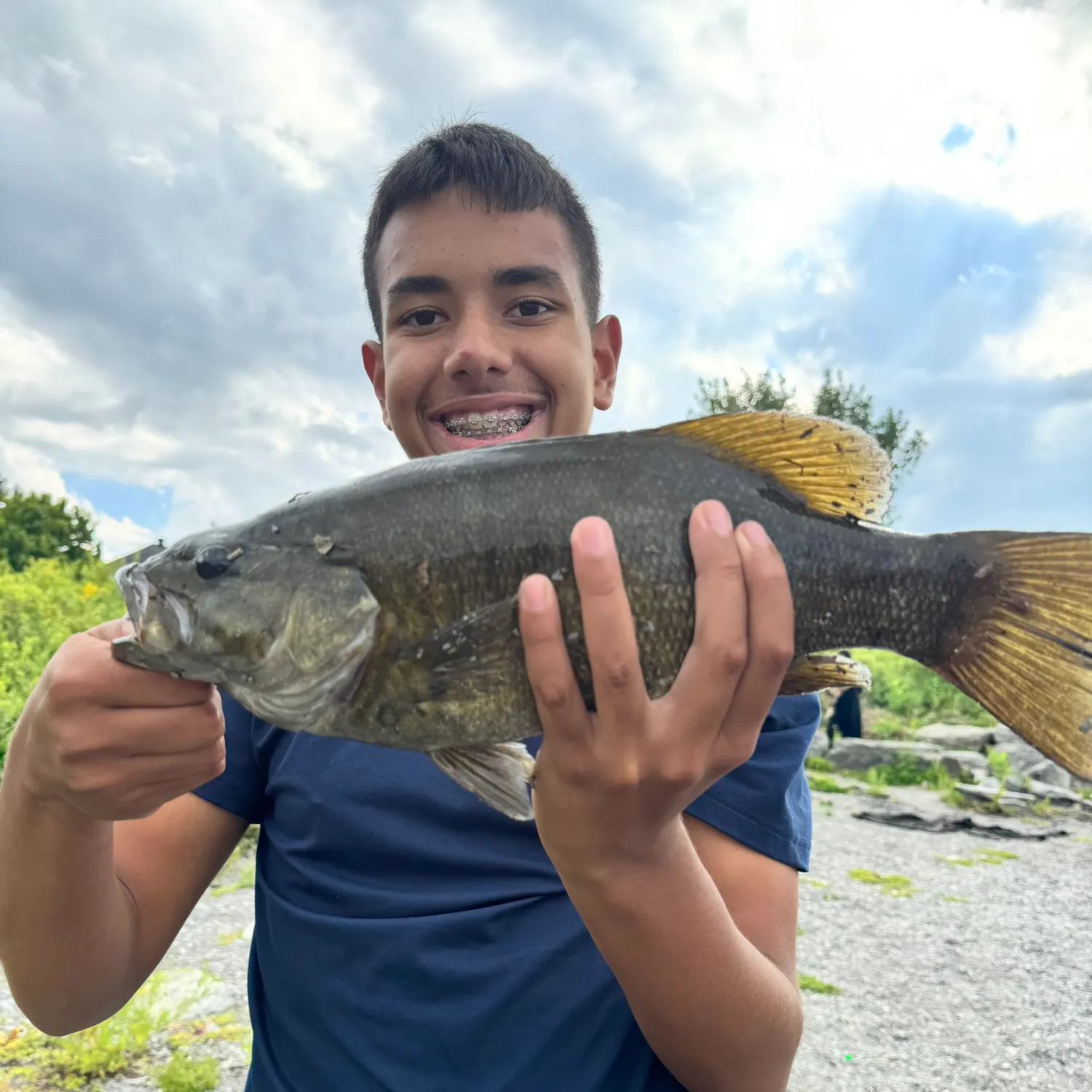Smallmouth bass caught on Fishbrain