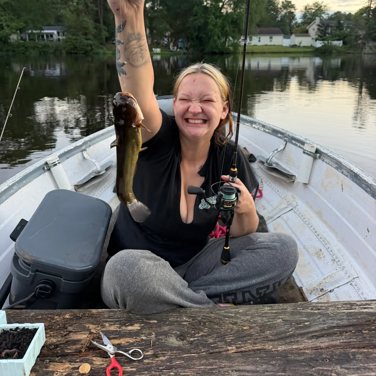Black bullhead caught on Fishbrain