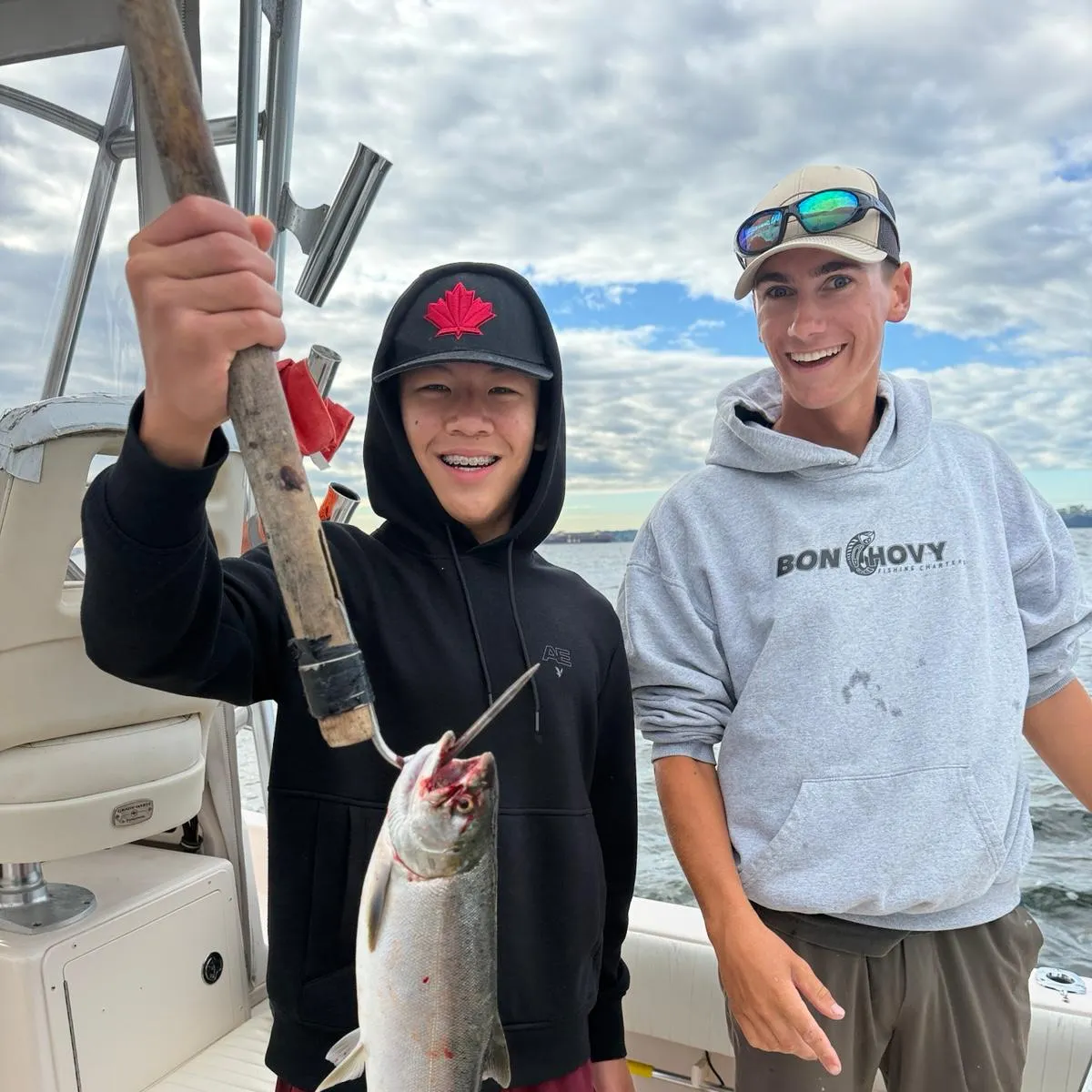 Chinook salmon caught on Fishbrain