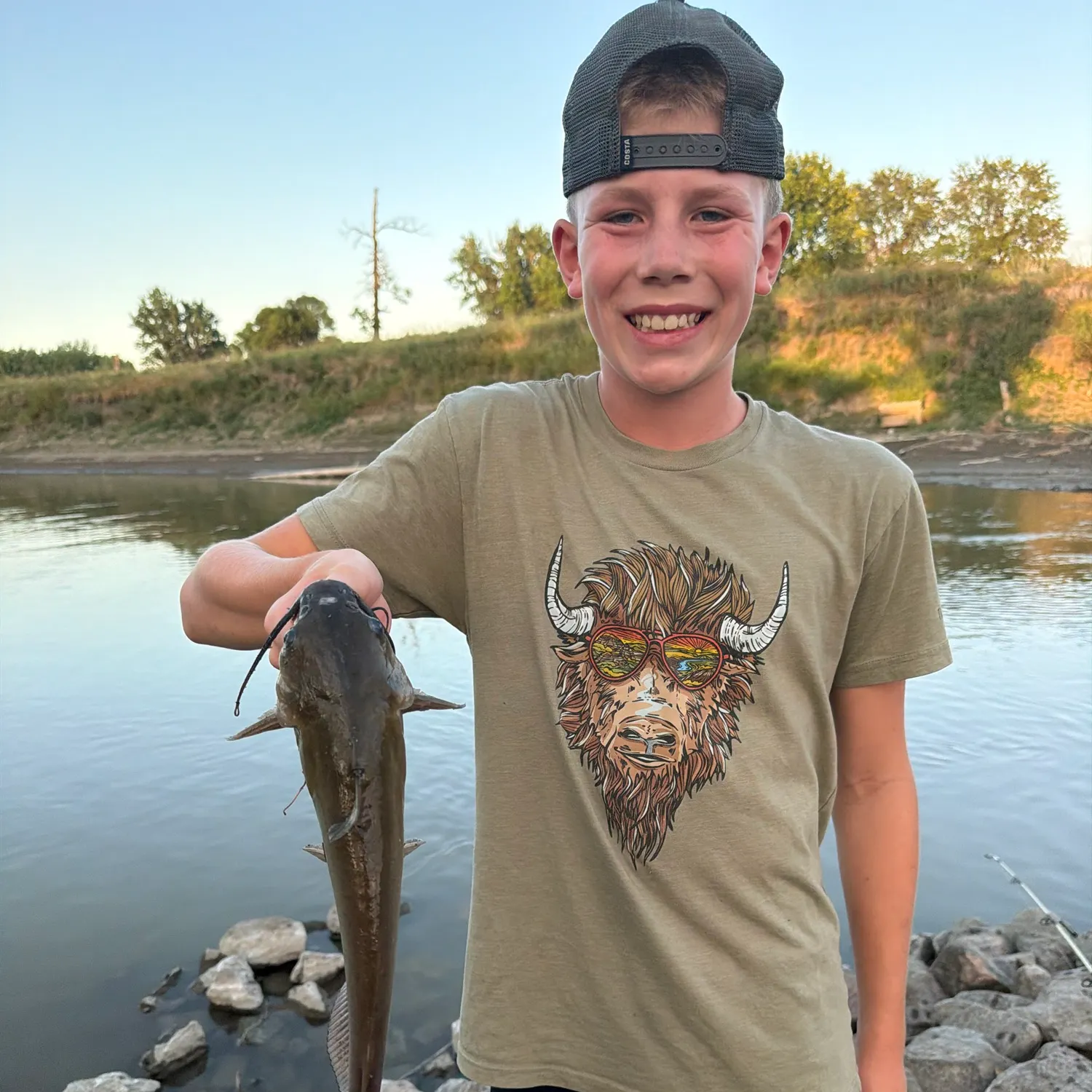 Channel catfish caught on Fishbrain