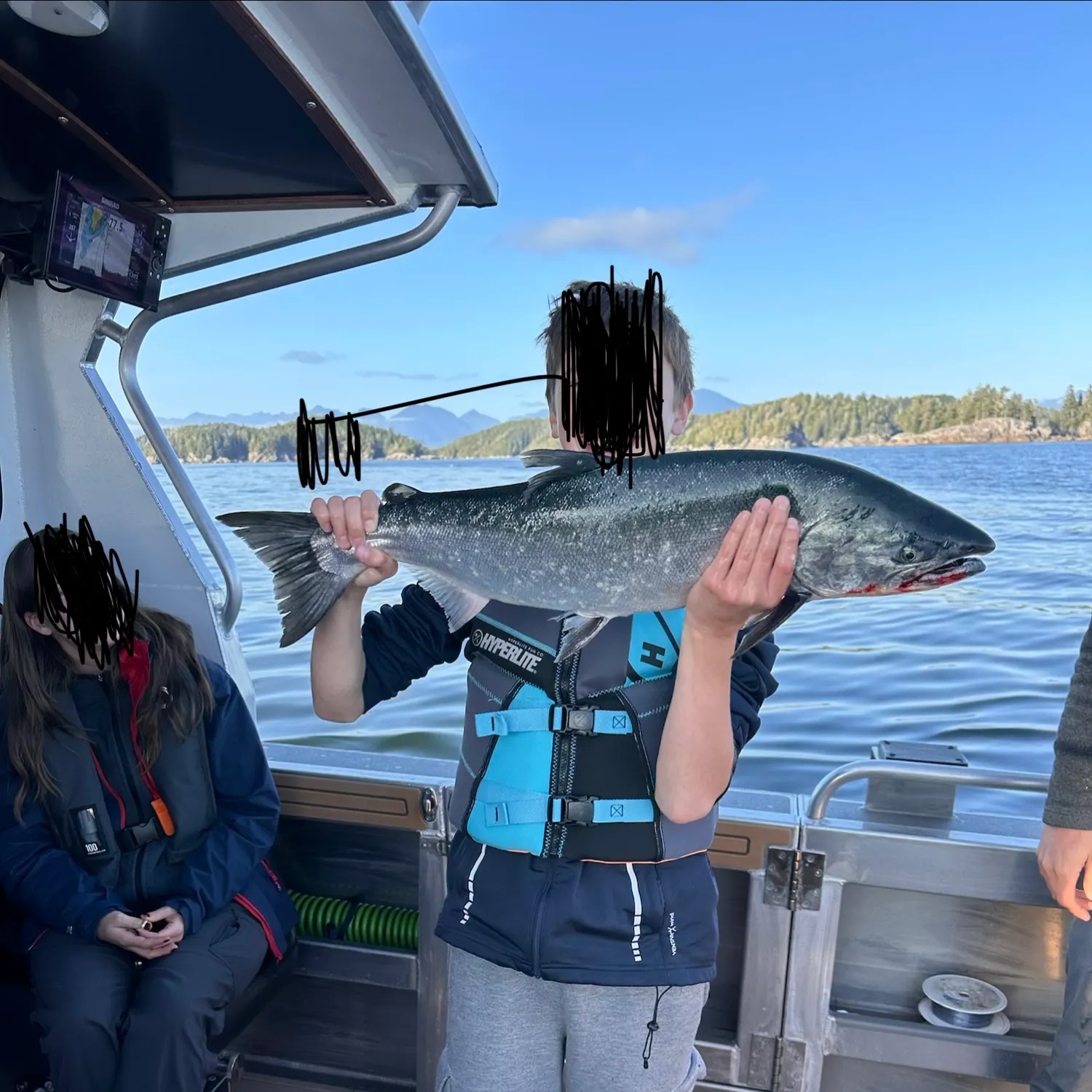 Coho salmon caught on Fishbrain