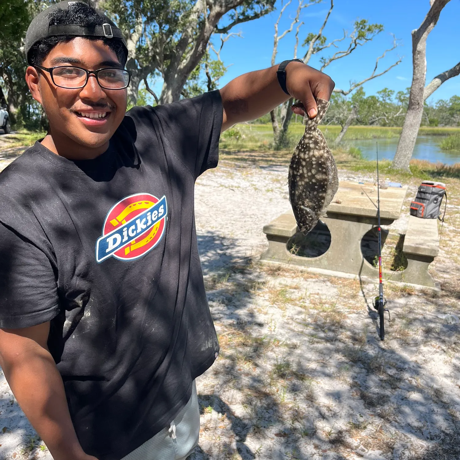 Summer flounder caught on Fishbrain