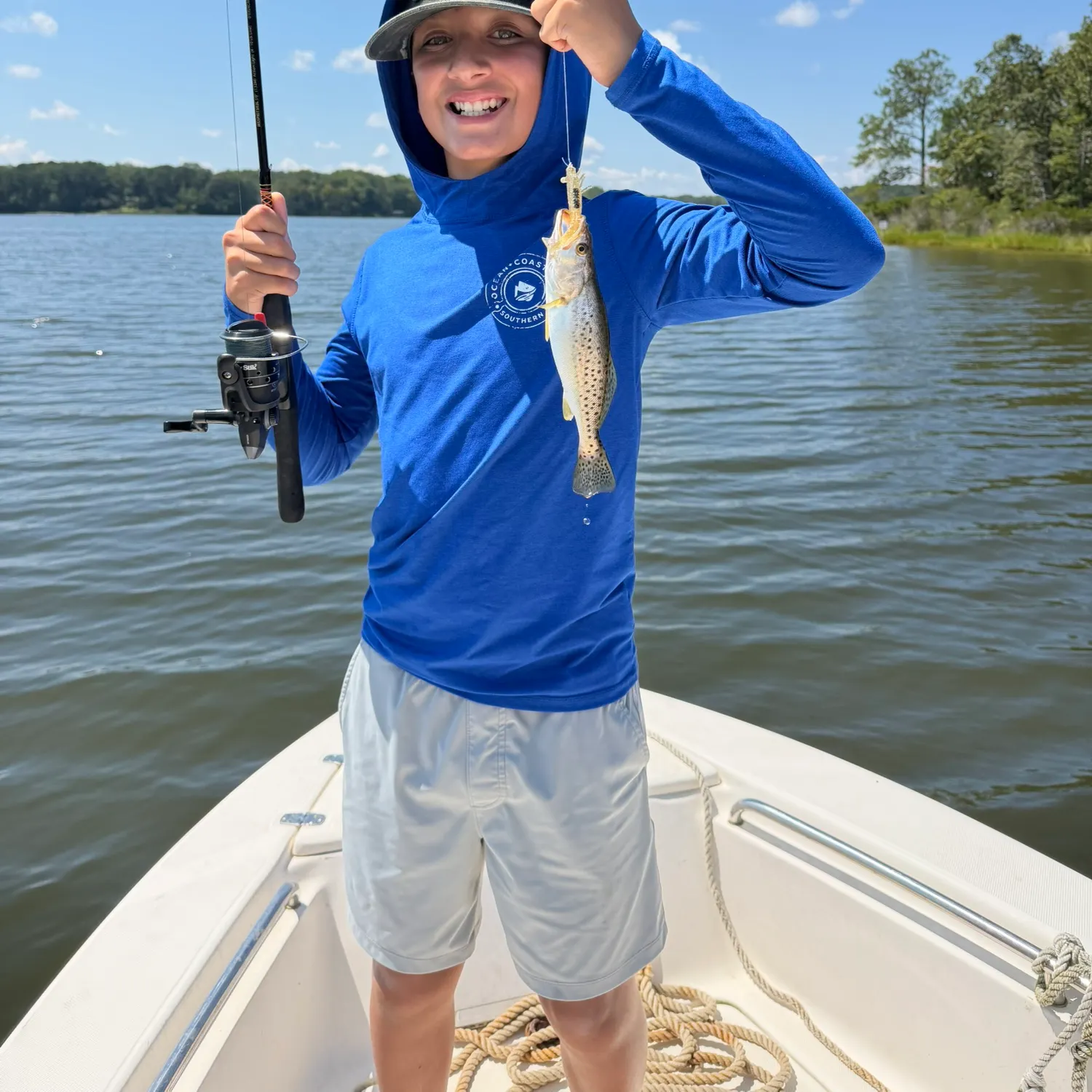 Spotted seatrout caught on Fishbrain