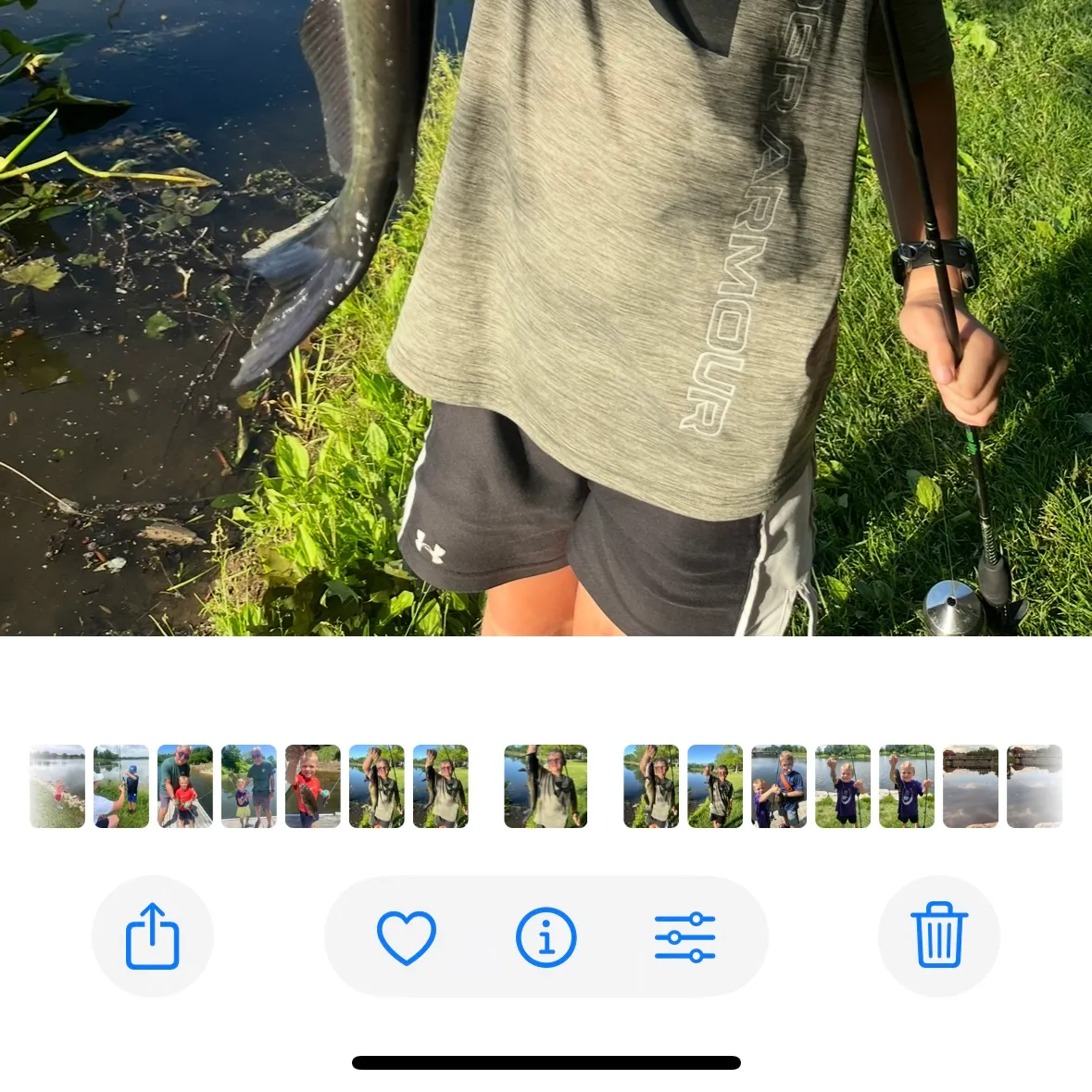 recently logged catches