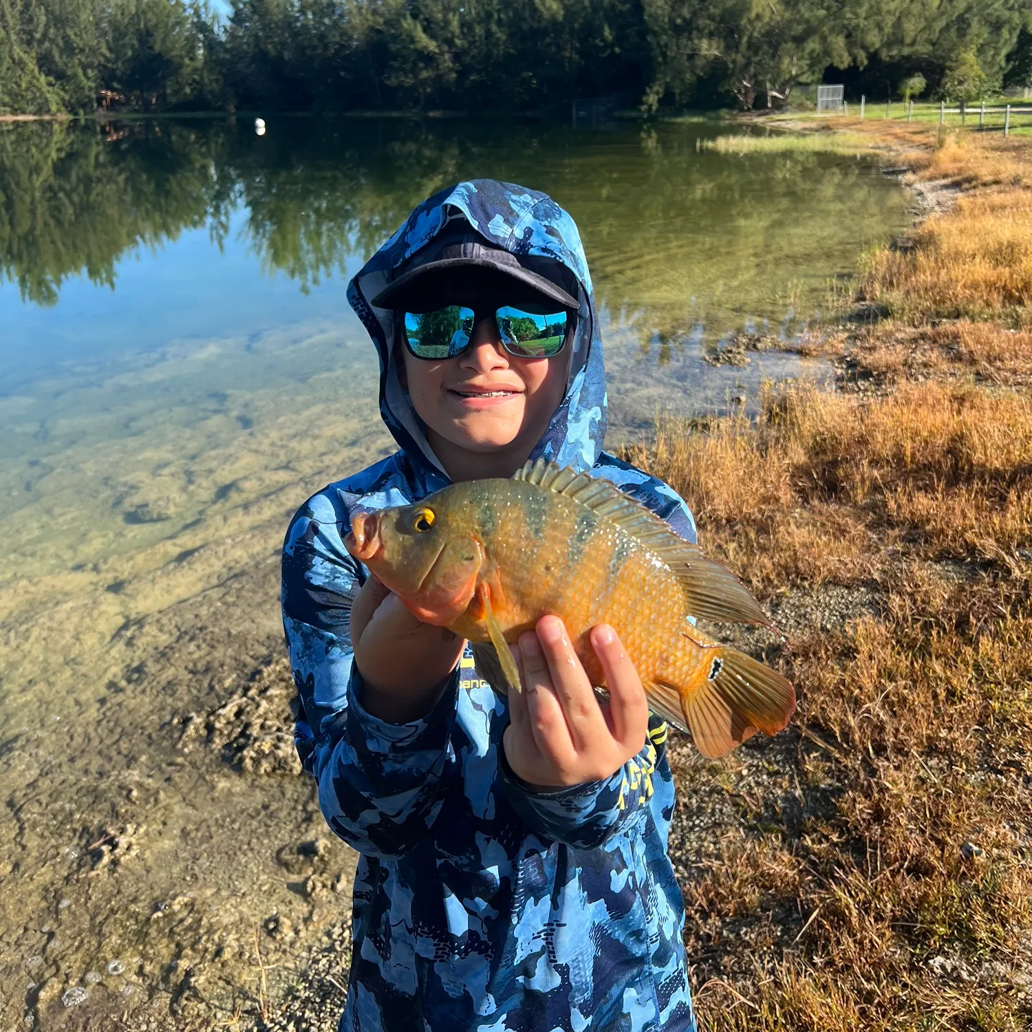 Mayan cichlid caught on Fishbrain