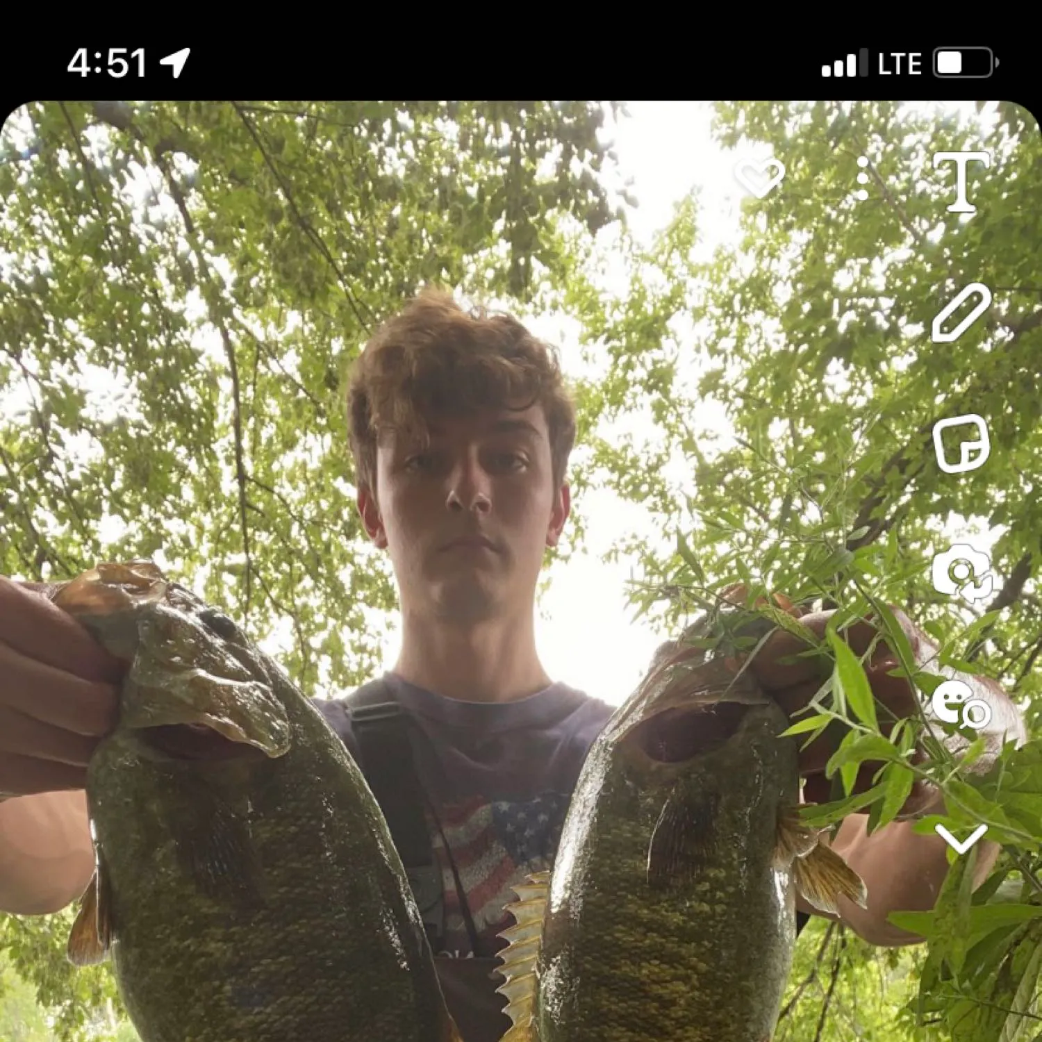 recently logged catches
