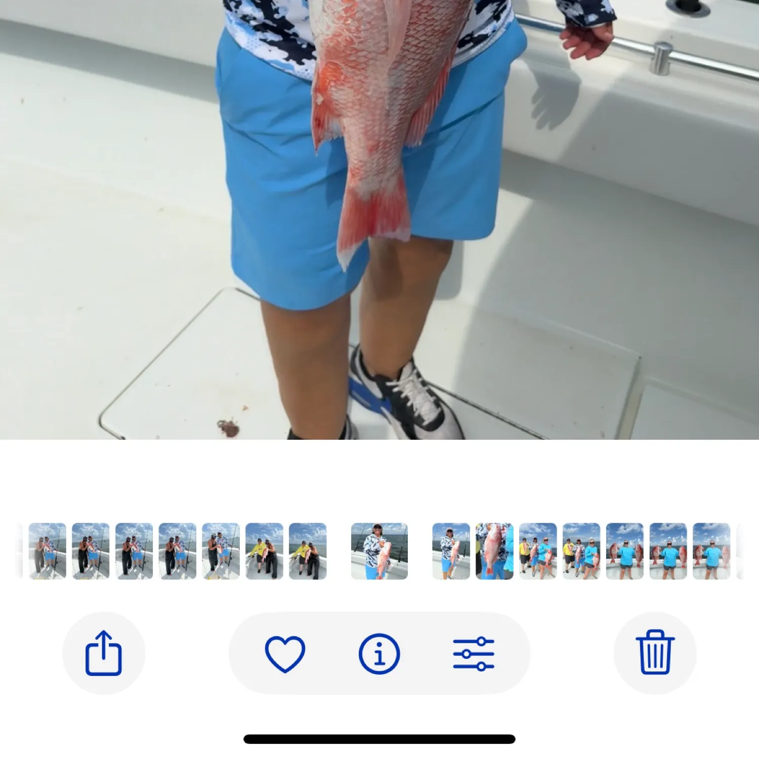 recently logged catches