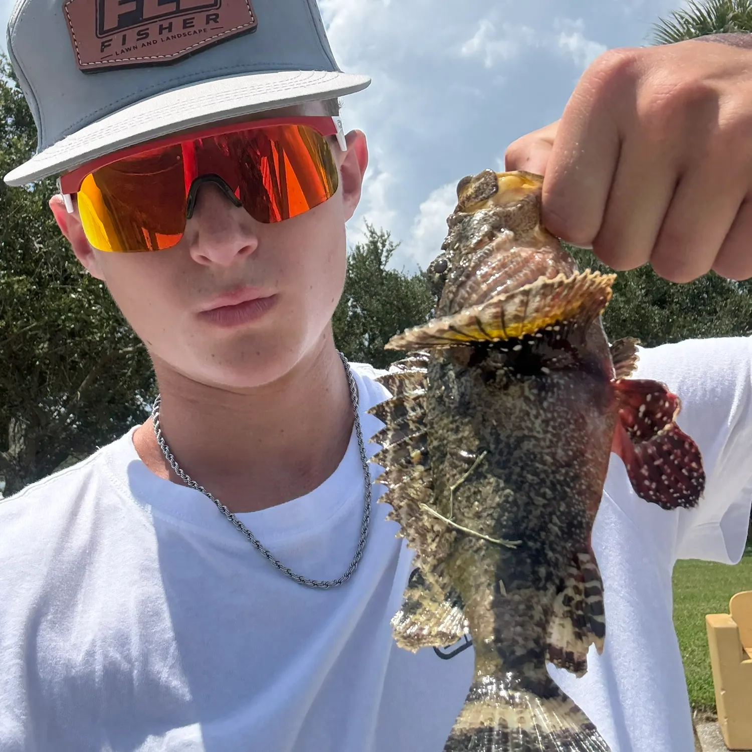 The most recent Pacific spotted scorpionfish catches on Fishbrain