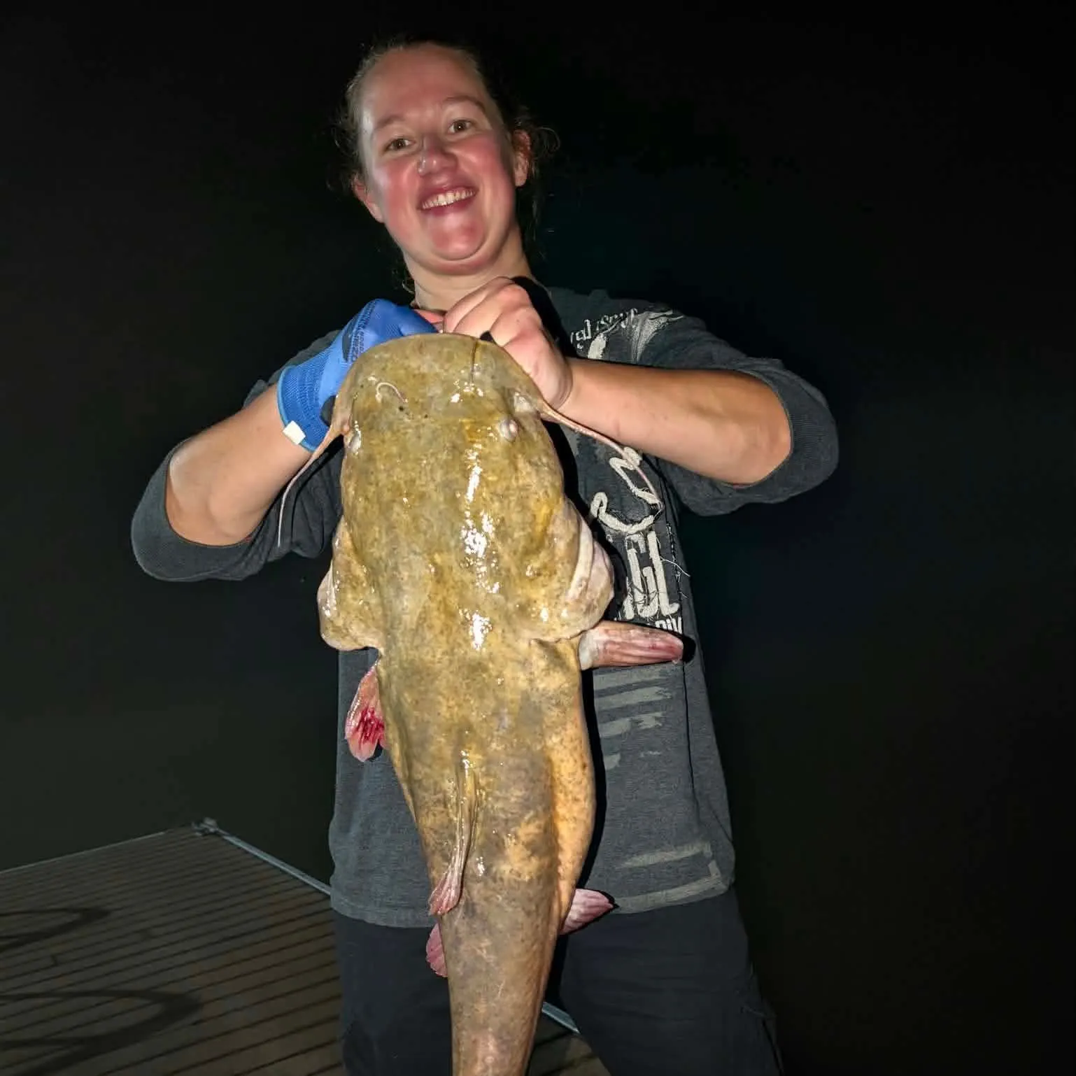 Flathead catfish caught on Fishbrain
