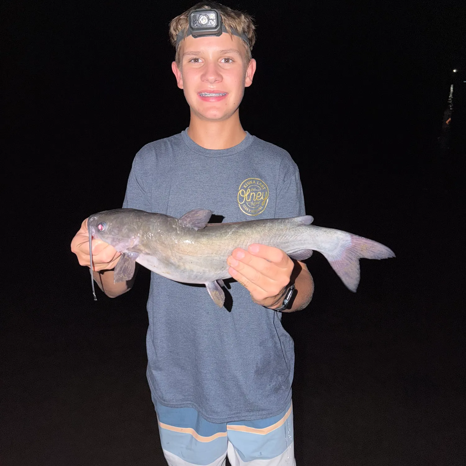 Channel catfish caught on Fishbrain