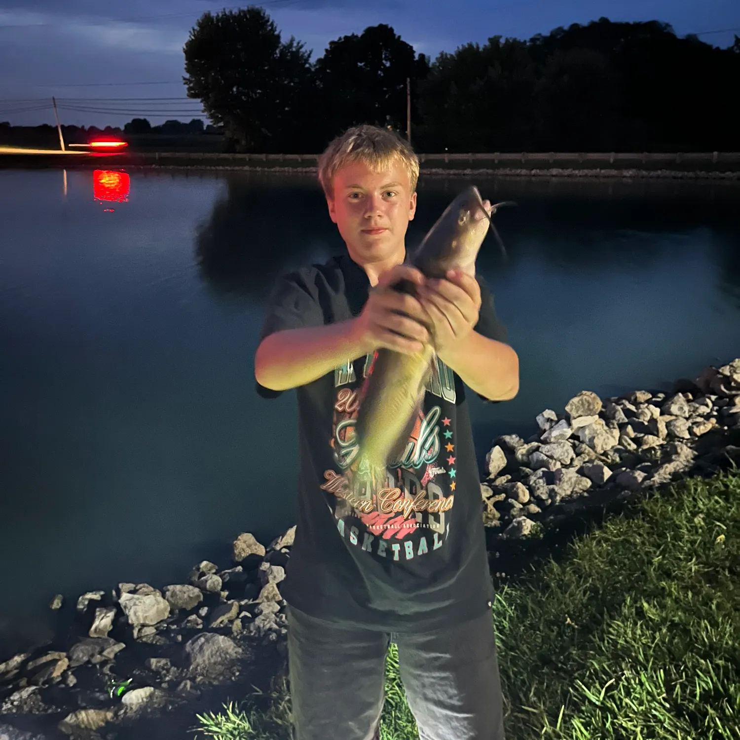 Channel catfish caught on Fishbrain
