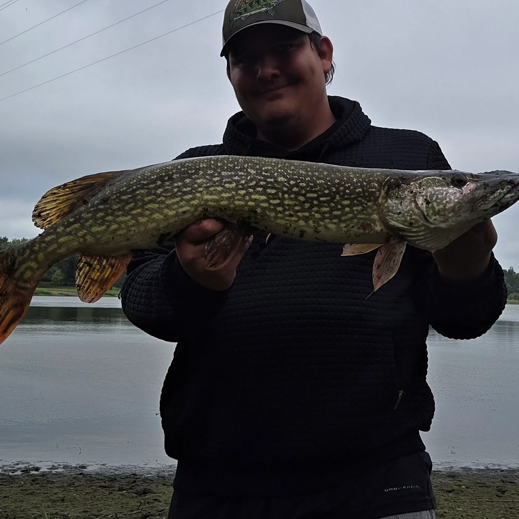 Northern pike caught on Fishbrain