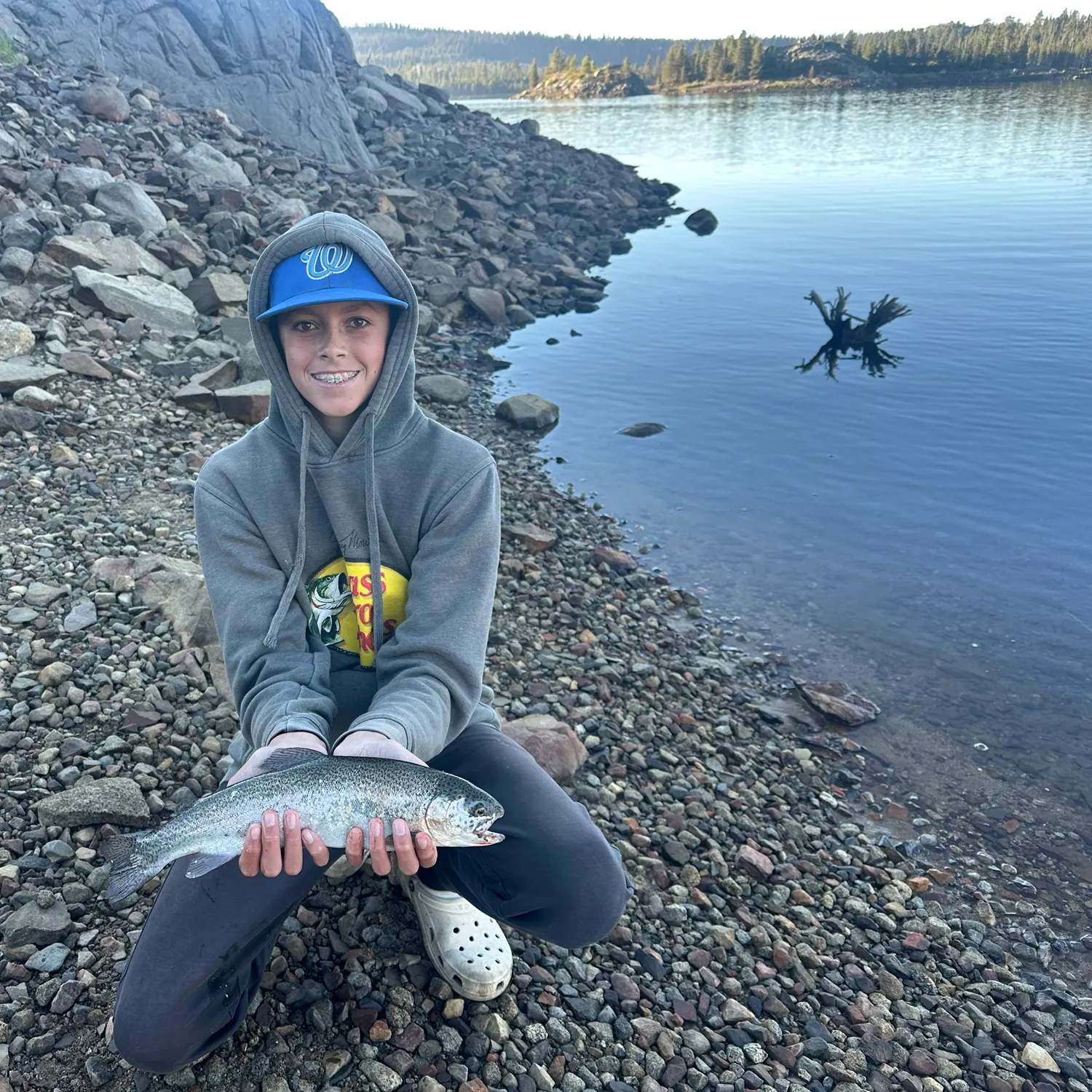 Rainbow trout caught on Fishbrain