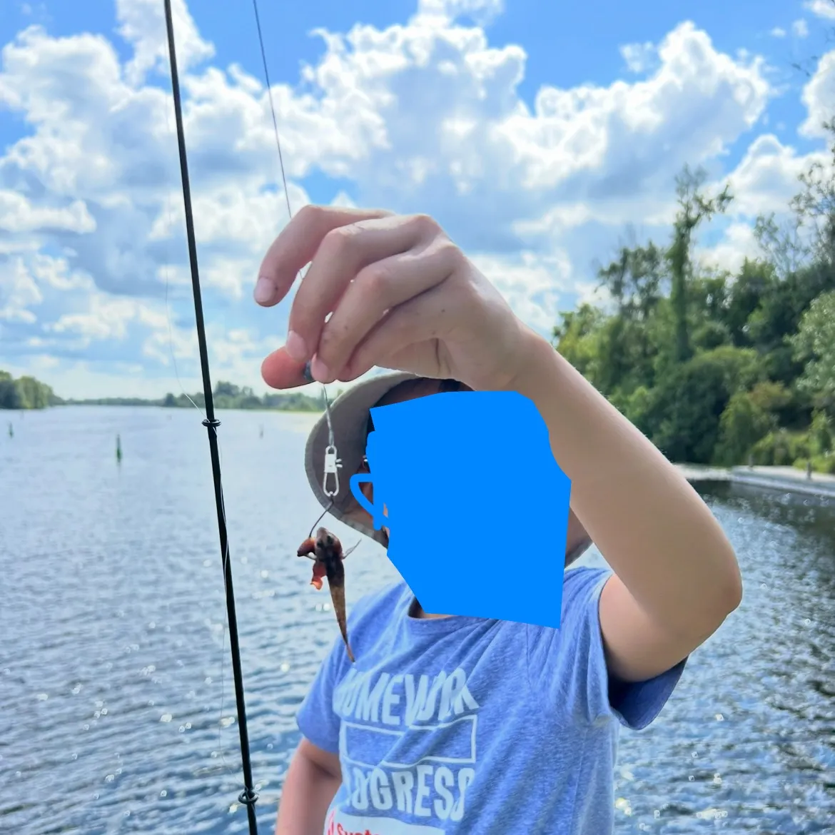 Round goby caught on Fishbrain