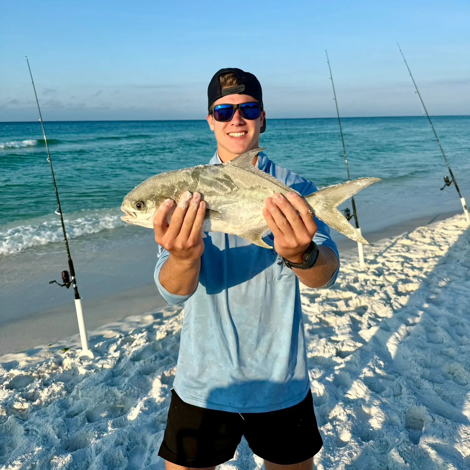 Florida pompano caught on Fishbrain