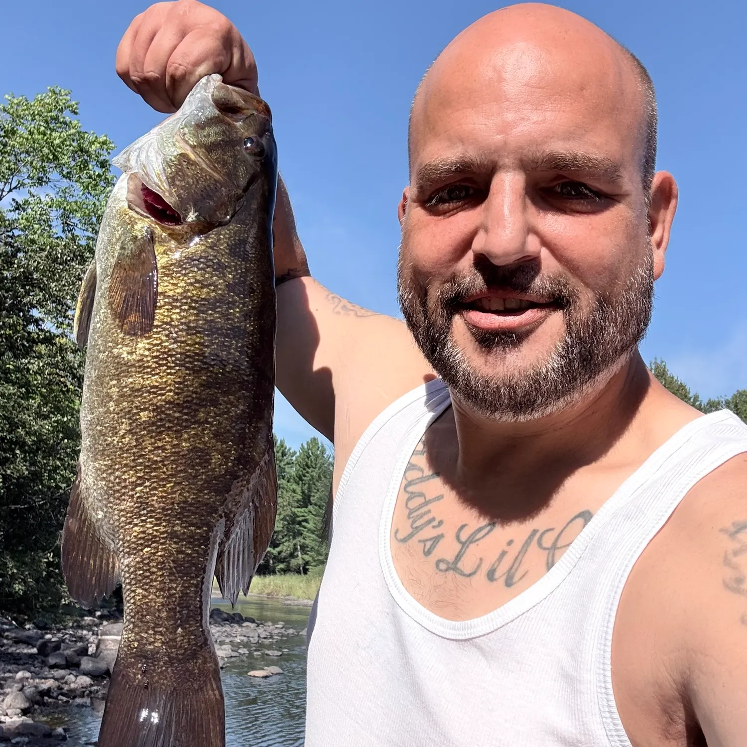 Smallmouth bass caught on Fishbrain
