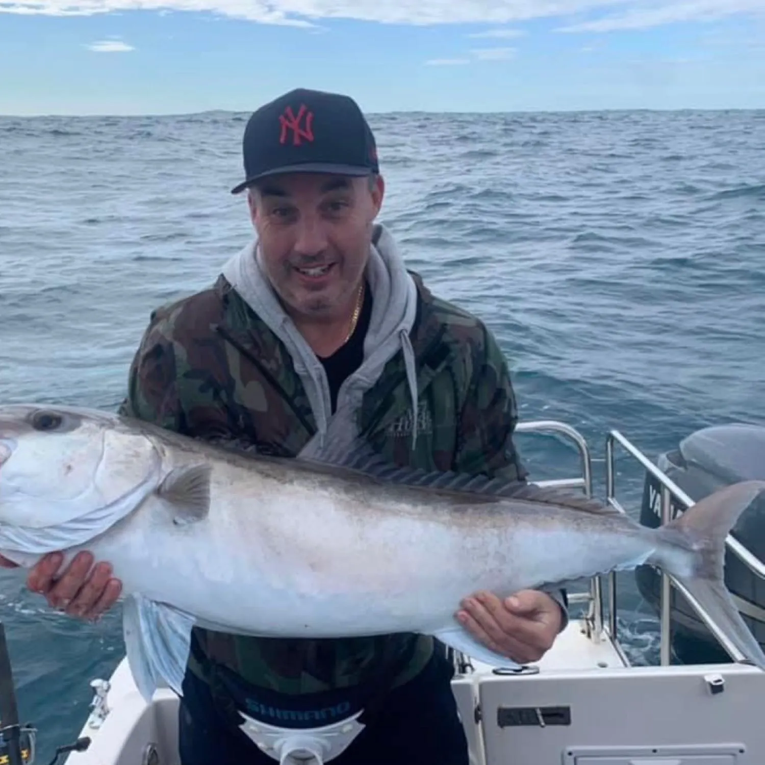 Southern yellowtail amberjack caught on Fishbrain