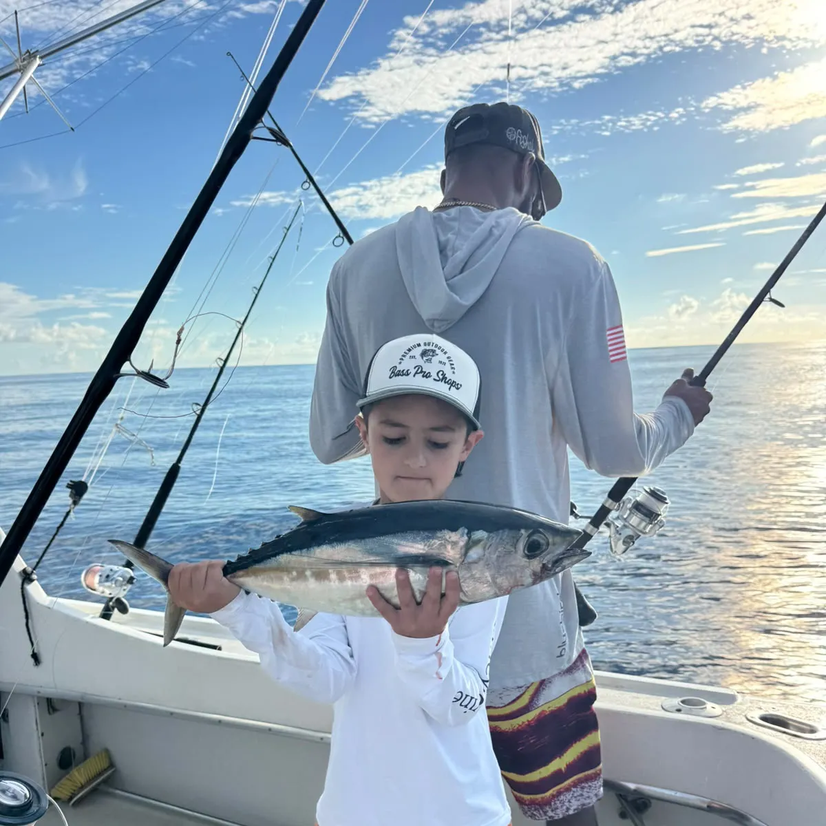Blackfin tuna caught on Fishbrain