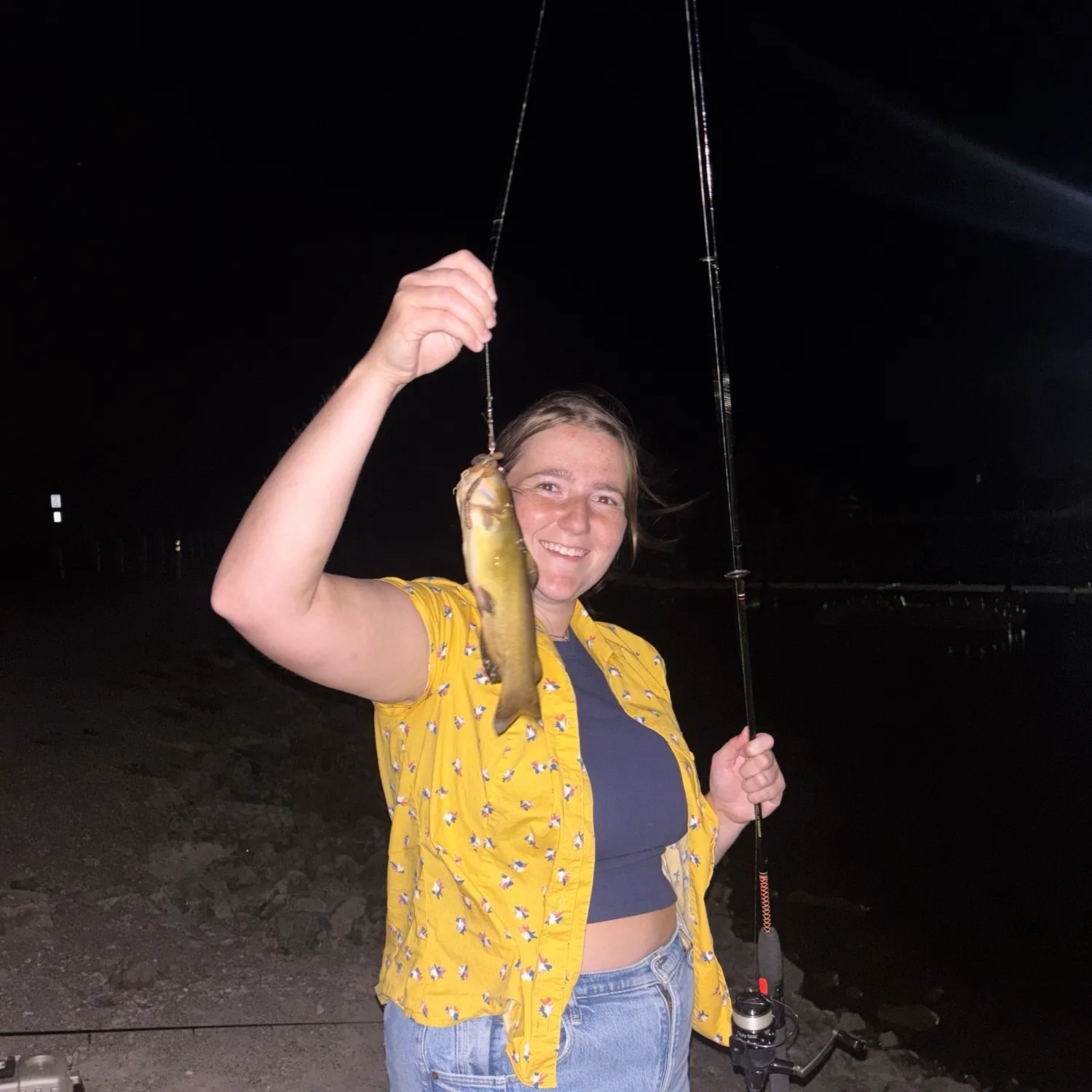Channel catfish caught on Fishbrain