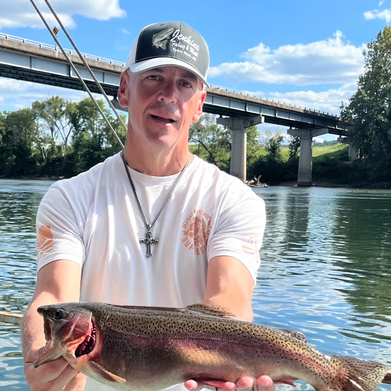 Rainbow trout caught on Fishbrain