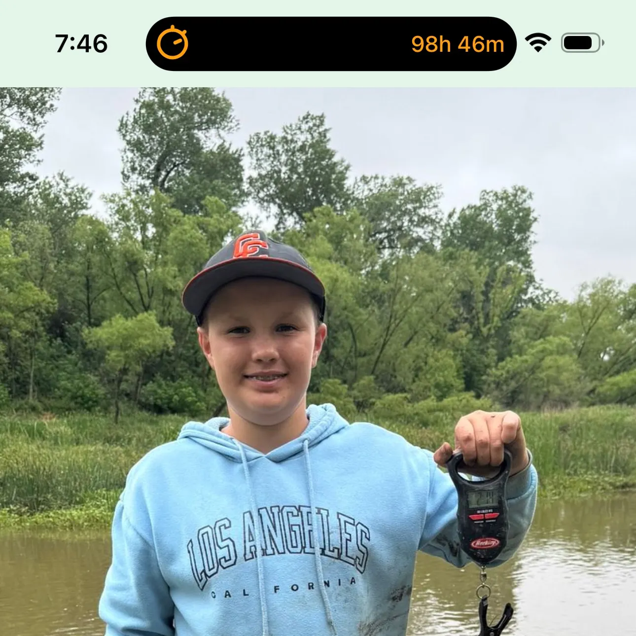 recently logged catches