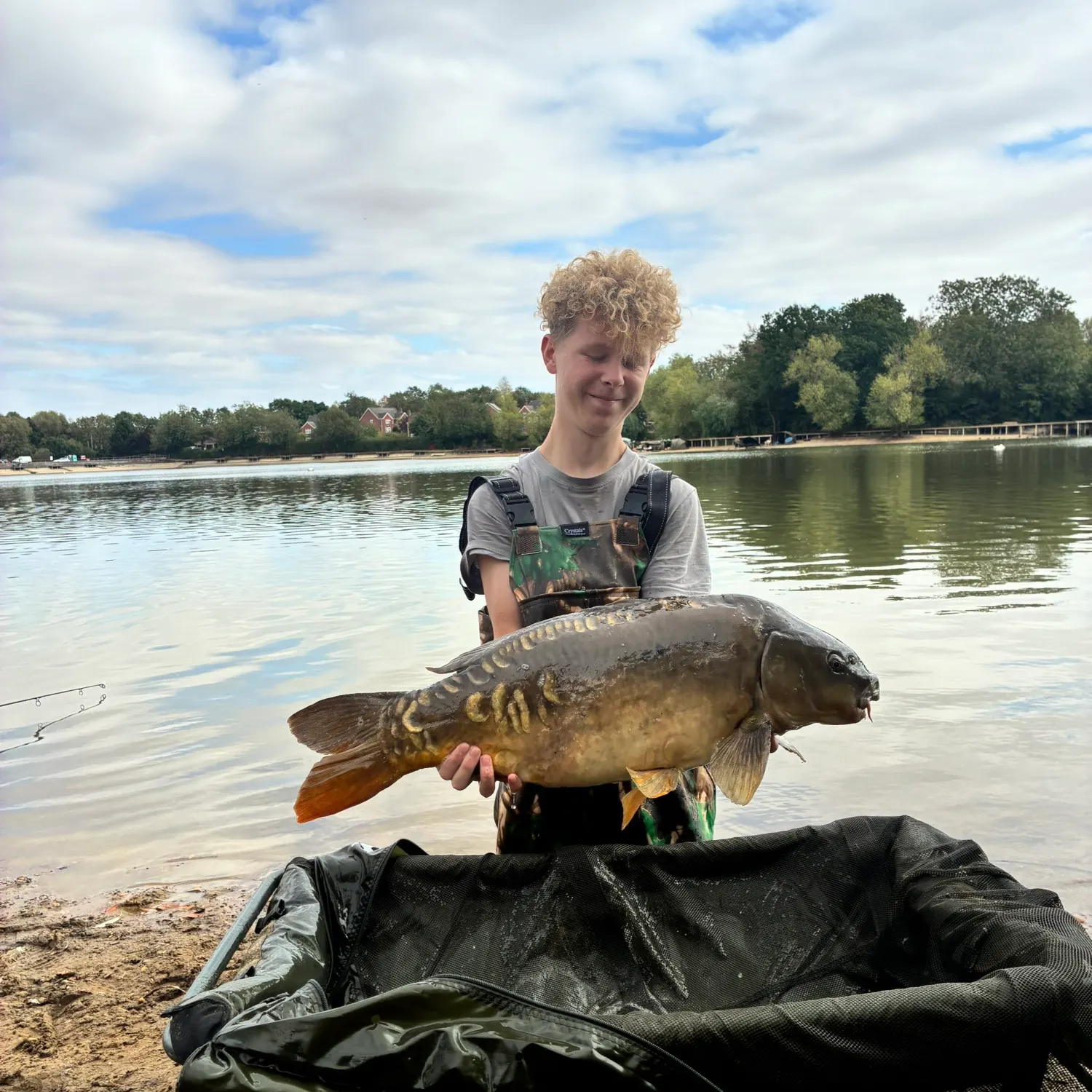 Mirror carp caught on Fishbrain